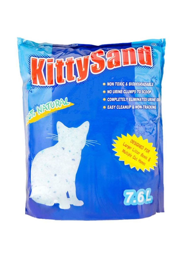 Kitty Sand Crystal Cat Litter Natural Scent non toxic 7.6L Petlove
